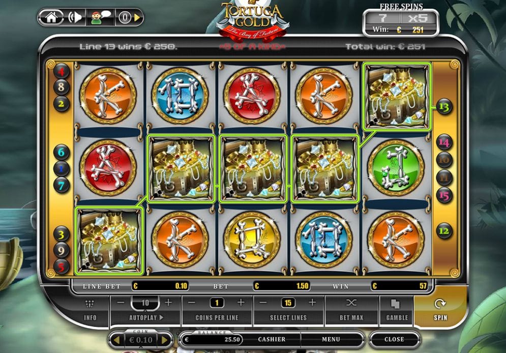 Описание слота «Tortuga Gold» в онлайн казино